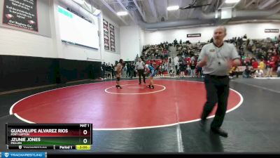 170 lbs Quarterfinal - Jzunie Jones, Mullen vs Guadalupe Alvarez Rios, Fort Lupton