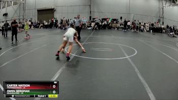 88 lbs Round 2 (3 Team) - Owen Bergman, Headhunters vs Carter Watson, Thunderstruck