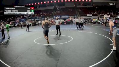 D 1 190 lbs Cons. Round 4 - Sam Jones, St. Paul`s vs Jacob Coston, Benton