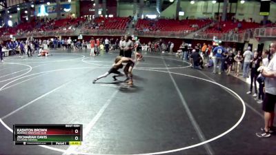 75 lbs 3rd Place Match - Zechariah Davis, Fillmore Central vs Kashton Brown, Beatrice Wrestling Club