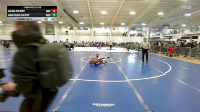 52 lbs Consi Of 4 - Gage Silsby, Smitty's Wrestling Barn vs Grayson Scott, Danbury