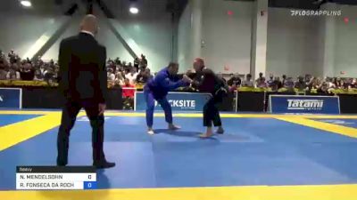 NATHAN MENDELSOHN vs RODRIGO FONSECA DA ROCHA 2021 World Master IBJJF Jiu-Jitsu Championship