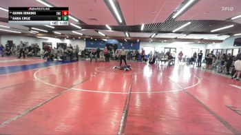 90 lbs Cons. Round 3 - Quinn Jenkins, Emmett Wrestling Club vs Saba Cruz, TW Wrestling