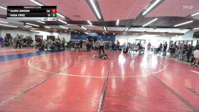 90 lbs Cons. Round 3 - Quinn Jenkins, Emmett Wrestling Club vs Saba Cruz, TW Wrestling