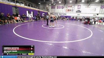 190 lbs Round 1 (32 Team) - Beckham Sears, Selah vs Andrew Royston, West Valley (Spokane)