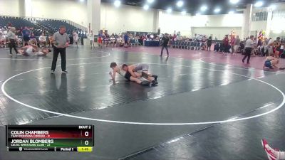 132 lbs Quarterfinals (8 Team) - Jordan Blomberg, Celtic Wrestling Club vs Colin Chambers, Team Montana Conrad