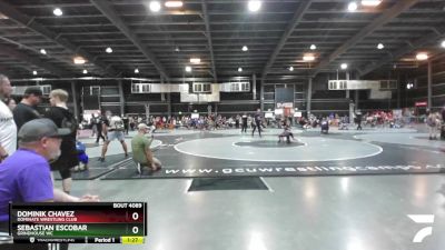 60 lbs Round 2 - Dominik Chavez, Dominate Wrestling Club vs Sebastian Escobar, Grindhouse WC