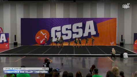 CheerForce Simi Valley - Fab Fangz [2025 L4 Junior Day 1] 2025 GSSA Ontario Challenge
