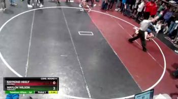 138 lbs Cons. Round 4 - Waylon Wilson, Tonasket vs Raymond Heely, Kellogg