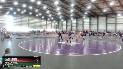 170 lbs Semis - R1 Wb - Claira Gramlin, Indiana Inferno Black vs Katie Hammersmith, Team Ohio Gray