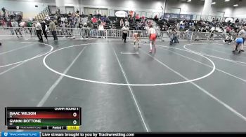 120 lbs Champ. Round 3 - Isaac Wilson, IA vs Gianni Bottone, SC