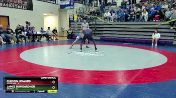 150 lbs Quarters & 1st Wb (16 Team) - Chestin Howard, Upson Lee vs James Bumgardner, Bremen