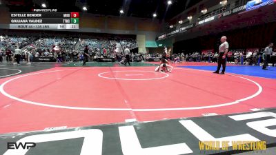 135 lbs Consi Of 8 #1 - Estelle Bender, Middleton Wrestling Club vs Giuliana Valdez, Tulare Titans Wrestling Club