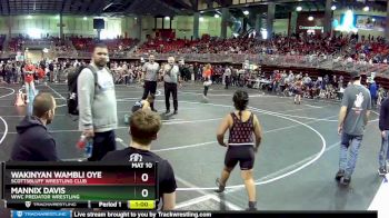 95 lbs Champ. Round 1 - Wakinyan Wambli Oye, Scottsbluff Wrestling Club vs Mannix Davis, WWC Predator Wrestling