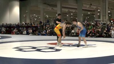 61 lbs Cons. Semis - Austin DeSanto, Hawkeye WC/ Titan Mercury Wrestling Club (TMWC) vs Benjamin Davino, Ohio RTC/ Titan Mercury Wrestling Club (TMWC)
