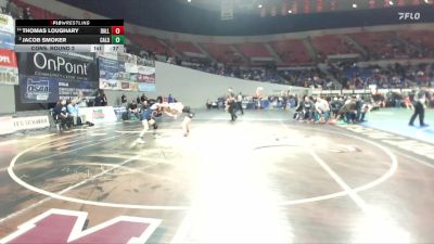 5A Boys 106 lbs Cons. Round 2 - Thomas Loughary, Dallas Boys vs Jacob Smoker, Caldera Boys