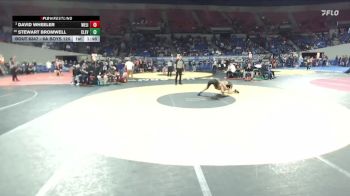 6A Boys 120 lbs Quarterfinal - David Wheeler, West Linn Boys vs Stewart Bromwell, Cleveland Boys