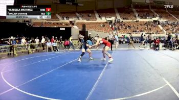 152-D1 Semifinal - Isabella Martinez, Mountain View (Mesa) High School vs Dalien Duarte, Pueblo High School