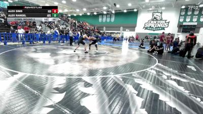 144 lbs Cons. Round 2 - Alex Rangel, Adelanto vs Alex Sims, Heritage