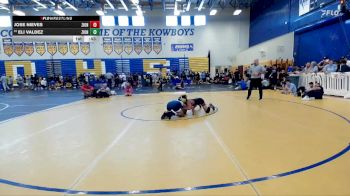 106 lbs Cons. Round 3 - Jose Nieves, Land O Lakes vs Eli Valdez, TFWC