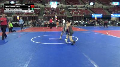 144 lbs 5th Place Match - Waylon Ritchey, Lockwood Wrestling Club vs Breyden Vrooman, SW Mt Wrestling