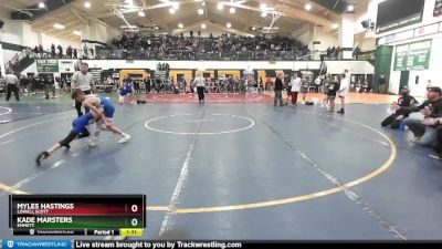 70 lbs Quarterfinal - Myles Hastings, Lowell Scott vs Kade Marsters, Emmett