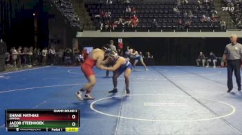 197 lbs Champ. Round 2 - Jacob Steenhoek, Luther vs Shane Mathias, Simpson