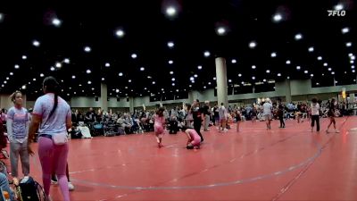 92 lbs 2nd Wrestleback (16 Team) - Haylee Johnson, BRAWL Black vs Emma Hidalgo, Intergalactic Angels