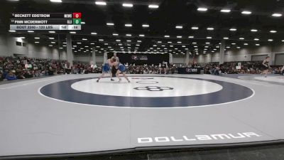 120 lbs Semis - Beckett Edstrom, MN Elite Wrestling Club vs Finn McDermott, Illinois