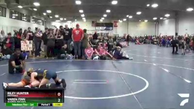 76 lbs Cons. Round 2 - Varen Finn, Algonac Mat Rats vs Riley Hunter, Mathawks