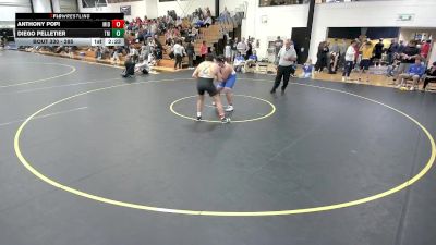 285 lbs Cons. Round 3 - Diego Pelletier, Thomas More vs Anthony Popi, Midway University