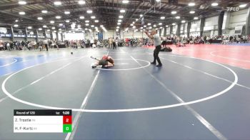 120 lbs Round Of 128 - Zane Trostle, PA vs Hunter Forshee-Kurtz, AK