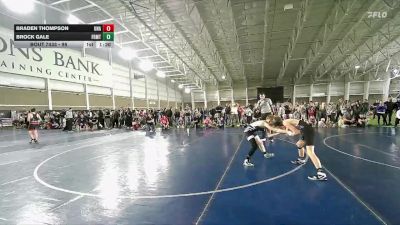 95 lbs Semifinal - Braden Thompson, Unaffiliated vs Brock Gale, Sanderson Wrestling Academy