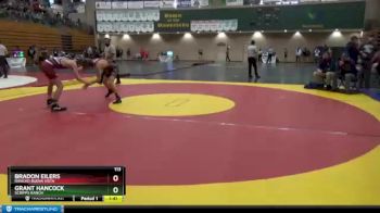 113 lbs Champ. Round 1 - Bradon Eilers, Rancho Buena Vista vs Grant Hancock, Scripps Ranch