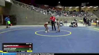 62 lbs Cons. Round 2 - Easton Cearns, Hermiston Wrestling vs De`Shavion Richey, Askeo