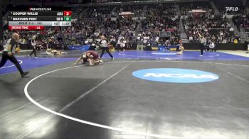 165 lbs Semifinal - Cooper Willis, Augsburg vs Brayden Peet, Wis.-Whitewater