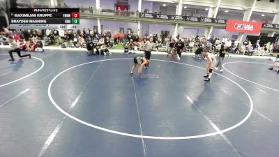 16U Boys - 150 lbs Champ. Round 1 - Daniel Burling, Militia Trained Mat Club vs Reed Campbell, Team Valley Wrestling Club