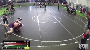 190 lbs Semifinal - Juan Cervantes, Yerington vs Jake Trowbridge, Pershing County