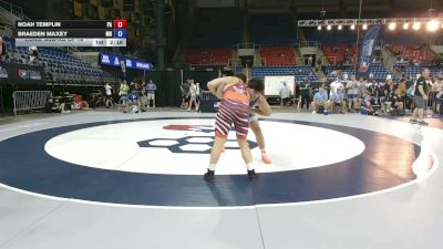 215 lbs Cons. Sub-rd Of 16 - Noah Templin, Pennsylvania vs Braeden Maxey, Minnesota