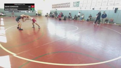 133 lbs Cons. Round 4 - David Gonzales, Fresno City College vs Alex Portugal, Sacramento City College