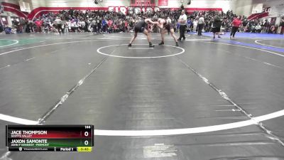 144 lbs Cons. Round 1 - Jace Thompson, Scotts Valley vs Jaxon Samonte, John F Kennedy -Fremont