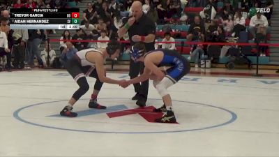 126 lbs Quarterfinal - Trevor Garcia, Desert Oasis vs Aidan Hernandez, Sierra Vista