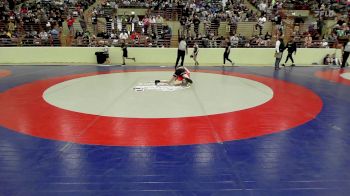 85 lbs Consi Of 8 #2 - Luke Lancaster, Level Up Wrestling Center vs Gage Wright, Heard Wrestling Club