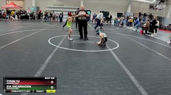 55 lbs Quarterfinal - Eva Encarnacion, Headhunters vs Tyson Yu, Germantown