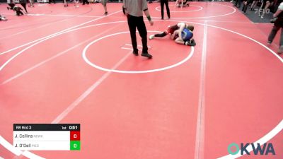 100-105 lbs Rr Rnd 3 - Jay Collins, Newkirk Takedown vs Jace O'Dell, Piedmont