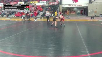 133 lbs Champ. Round 1 - Marshal Mansfield, Northeastern Oklahoma A&M vs Ashton Gamboa, Quincy