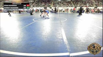 90 lbs Round Of 32 - Ethan Dickerson, Cardinal Wrestling Club vs Barrett Waggoner, Choctaw Ironman Youth Wrestling