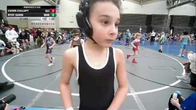 61 lbs Rr Rnd 1 - Casen Collupy, Falcons Wrestling Club vs Ryot Quinn, Williamstown Mighty Braves ES