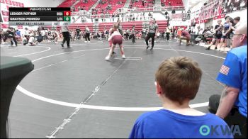 83 lbs Consolation - Ledger Rother, Rough Riders vs Grayson Penrod, Little Axe Takedown Club