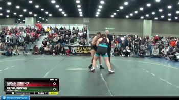 191 lbs Placement Matches (16 Team) - Grace Kristoff, Southern Oregon vs Olivia Brown, Grand View